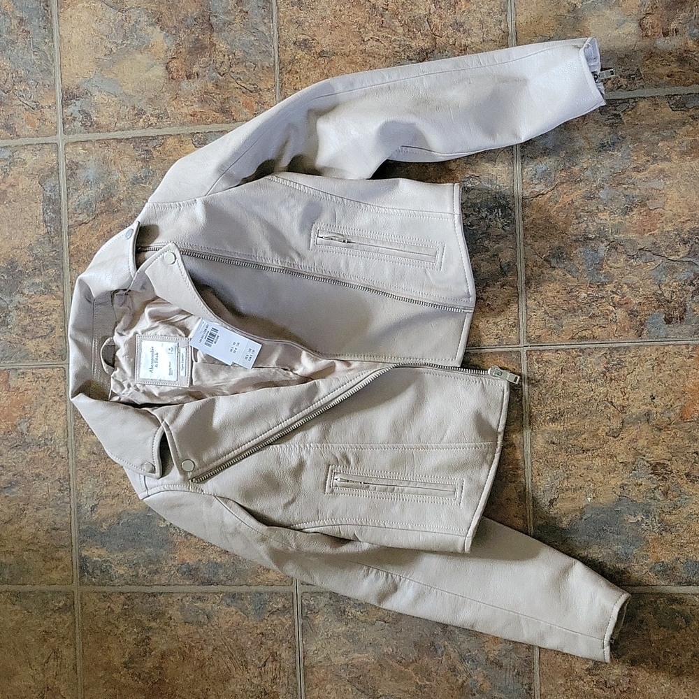 Abercrombie & Fitch leather jacket